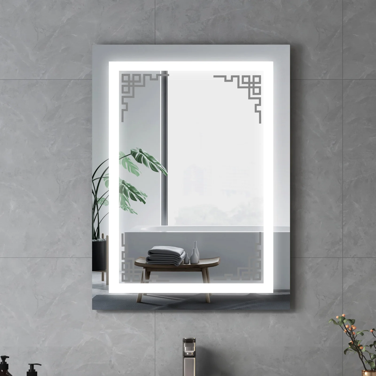 4pcs Mirror Wall Stickers Cabinet Adhesive Decals Peel Stick Border for Bathroom Furniture Bedroom Closet Window Durable Easy
4pcs Mirror Wall Stickers Cabinet Adhesive Decals Peel Stick Border for Bathroom Furniture Bedroom Closet Window Durable Easy