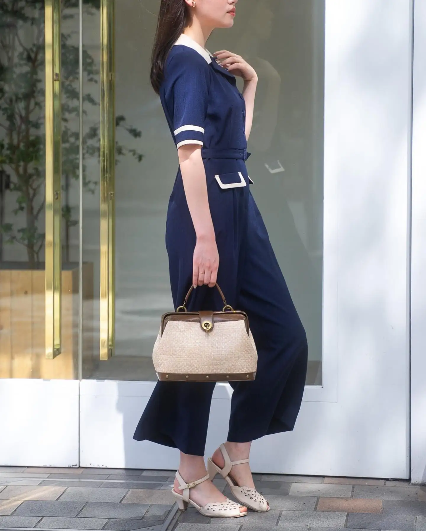 Расслабленный Aosphere Enjoyment F-Sle, двухцветный лоскутный комбинезон с застежкой на талии, темно-синий комбинезон с широкими штанинами, цельный костюм
Расслабленный Aosphere Enjoyment F-Sle, двухцветный лоскутный комбинезон с застежкой на талии, темно-синий комбинезон с широкими штанинами, цельный костюм