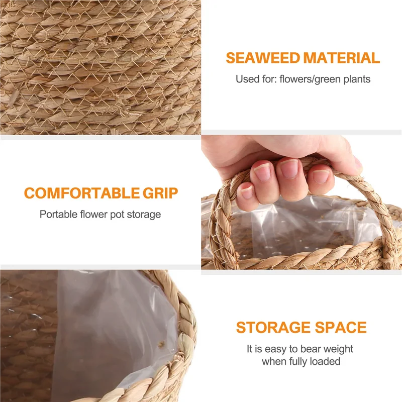 ABBY-Straw Storage Basket Rattan Floor Flower Pot Crafts Decoration Modern Home Living Room Bedroom Shop Flower Basket 
ABBY-Straw Storage Basket Rattan Floor Flower Pot Crafts Decoration Modern Home Living Room Bedroom Shop Flower Basket