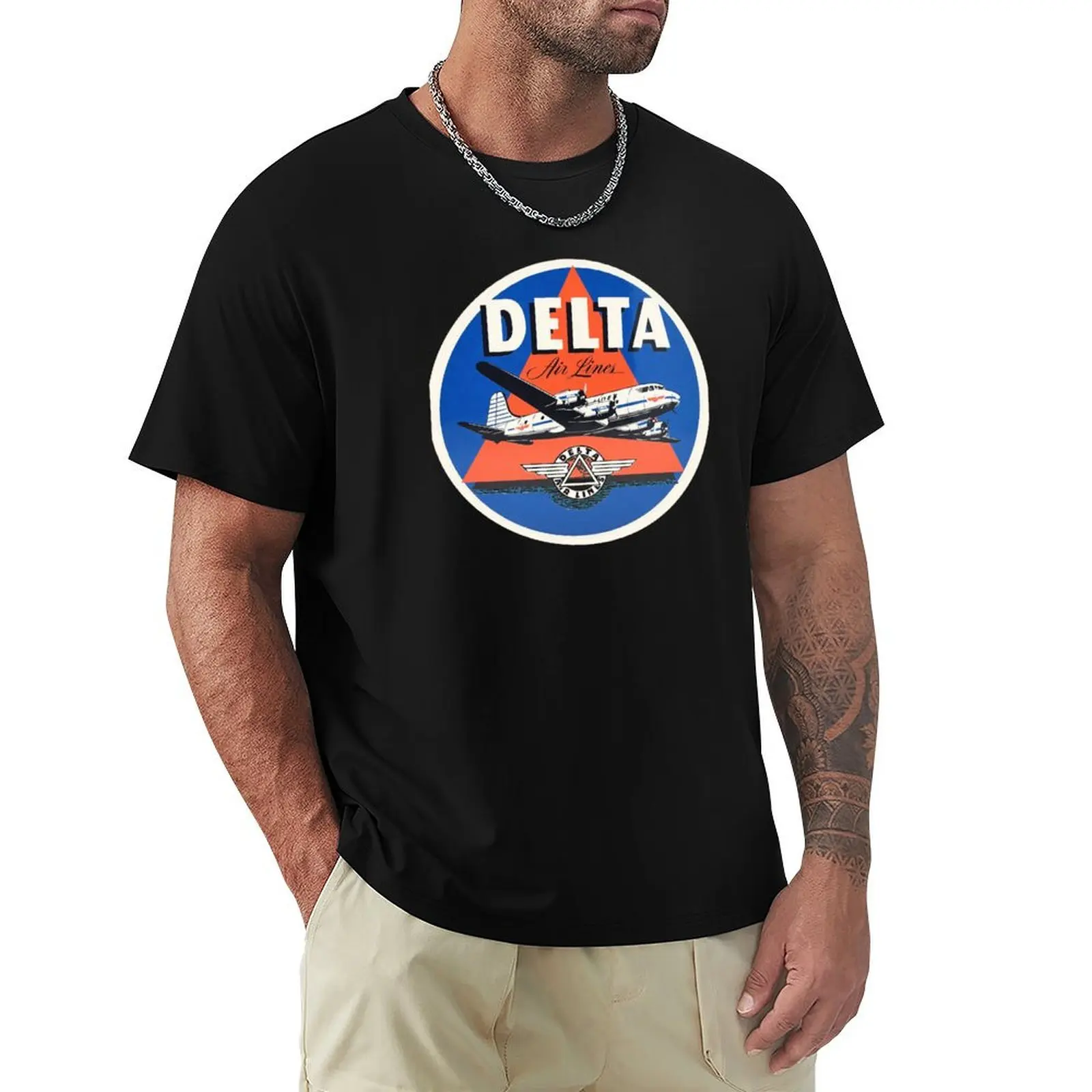 Vintage Delta Airlines Luggage Tag T-Shirt Casual Fashion Short Sleeve Cotton T-Shirt
Vintage Delta Airlines Luggage Tag T-Shirt Casual Fashion Short Sleeve Cotton T-Shirt