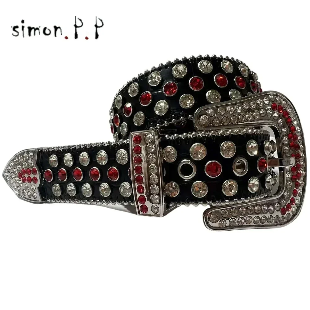 Red Designer BB Simon Belt for Men & Women Black Waistband Multicolor Bling Rhinestones Embellished Fashion Accessory Gift
Red Designer BB Simon Belt for Men & Women Black Waistband Multicolor Bling Rhinestones Embellished Fashion Accessory Gift