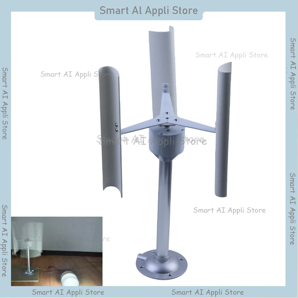 Vertical Axis Wind Turbine Model Three-phase Permanent Magnet Generator Windmill Toy Night Light Making DIY Display
Vertical Axis Wind Turbine Model Three-phase Permanent Magnet Generator Windmill Toy Night Light Making DIY Display