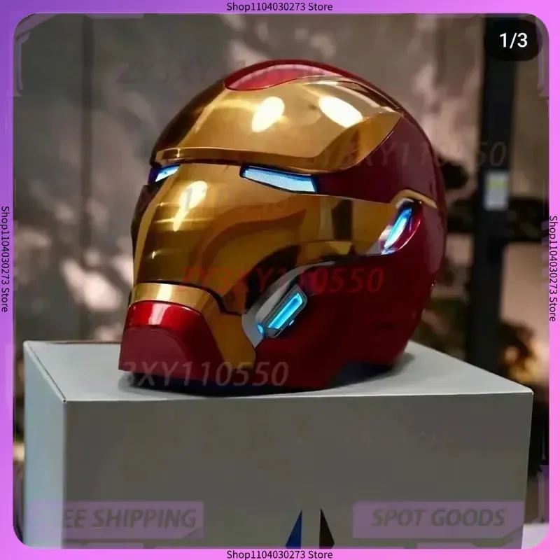 Iron Man MK50 Figure 1:1 Wearable Cos Mask Voice-Activated Deformation Helmet Around Animation Derivatives Model Toy Gift Boy
Iron Man MK50 Figure 1:1 Wearable Cos Mask Voice-Activated Deformation Helmet Around Animation Derivatives Model Toy Gift Boy