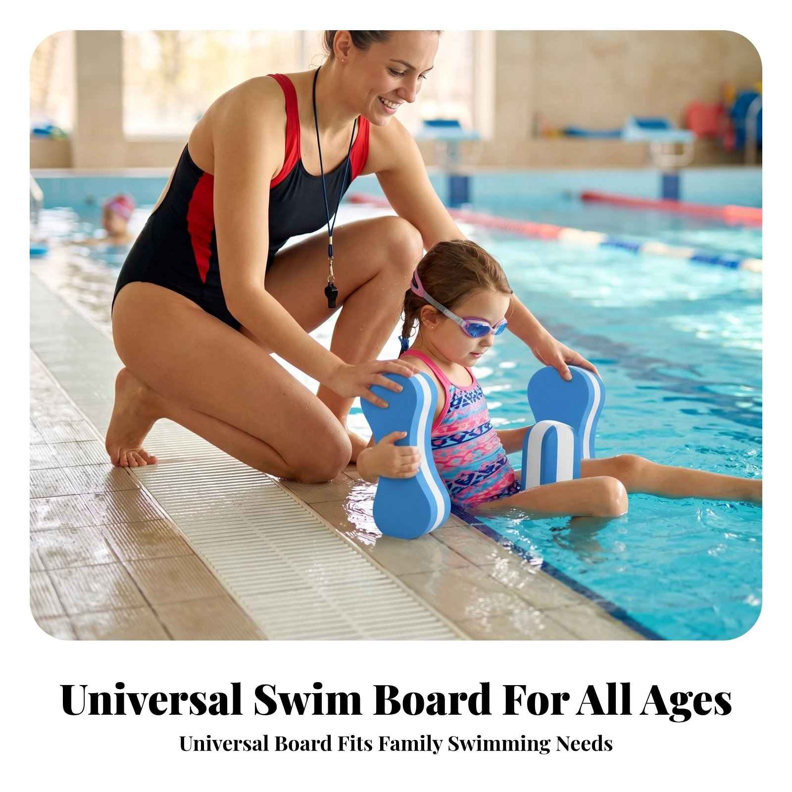 Rounded Ends Narrow Swimming Training Buoyant Board Swimming Kick Board Buoyant EVA Foam Kickboard Swim Kickboard for Adults
Rounded Ends Narrow Swimming Training Buoyant Board Swimming Kick Board Buoyant EVA Foam Kickboard Swim Kickboard for Adults