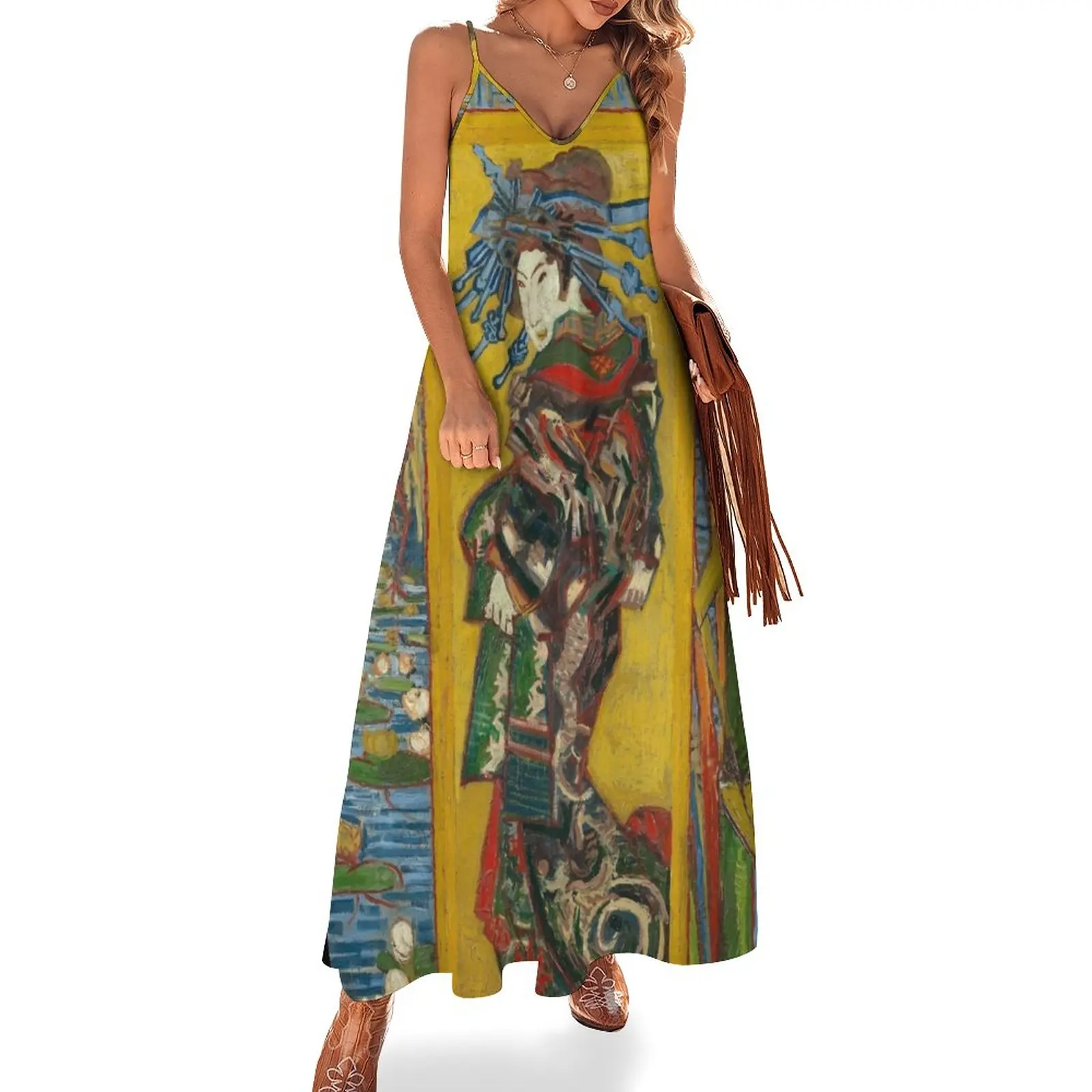 Courtesan (after Eisen) by Vincent van Gogh Sleeveless Dress chic and elegant woman dress dress summer
Courtesan (after Eisen) by Vincent van Gogh Sleeveless Dress chic and elegant woman dress dress summer