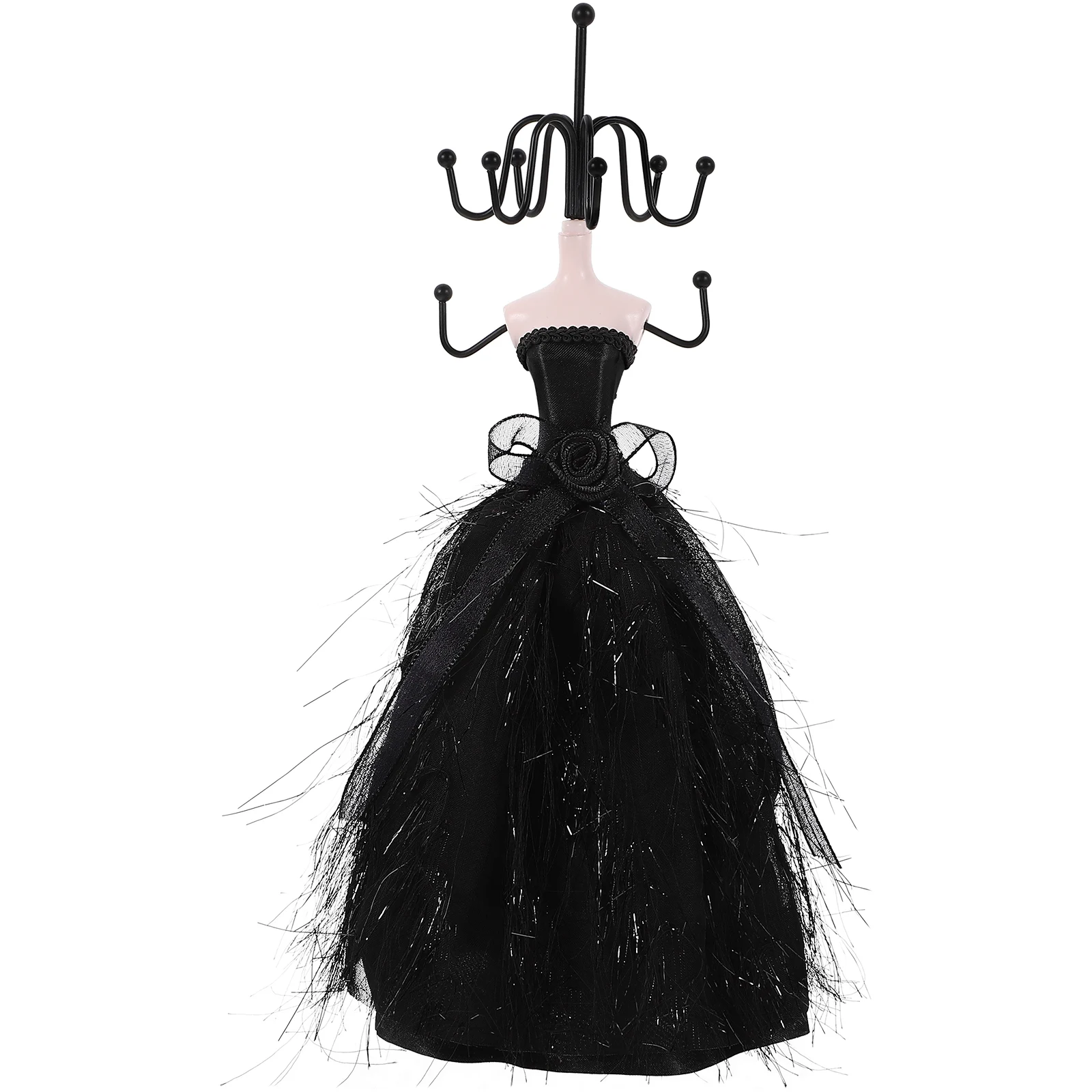 Black Home Decor Jewelry Display Stand for Earrings Rings Necklaces Organizer Rack Medium Obsidian Compact Modern Storage
Black Home Decor Jewelry Display Stand for Earrings Rings Necklaces Organizer Rack Medium Obsidian Compact Modern Storage