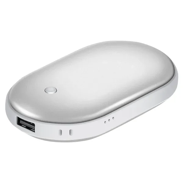 Портативная грелка для рук 5000 мАч с функцией Power Bank, перезаряжаемая
Портативная грелка для рук 5000 мАч с функцией Power Bank, перезаряжаемая