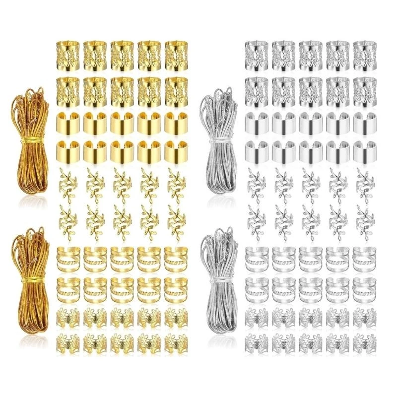 E56A 52lots Hair Decoration Bundle Multipacks Braid Loc Embellishments Hair Rings
E56A 52lots Hair Decoration Bundle Multipacks Braid Loc Embellishments Hair Rings