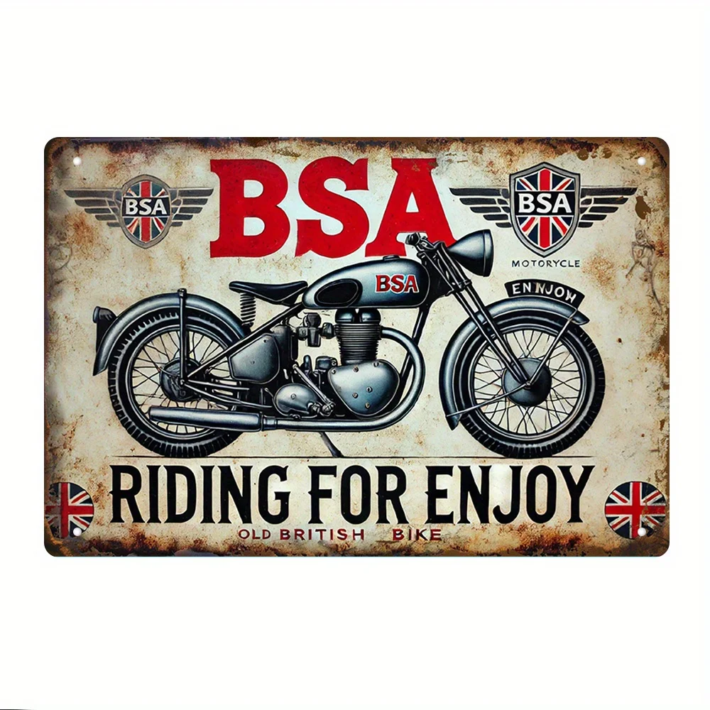 Vintage 2D Flat BSA Motorcycle Aluminum Wall Sign - 8x8 Inch Metal Decor for Home, Bar, Garage | Unique Gift for Men
Vintage 2D Flat BSA Motorcycle Aluminum Wall Sign - 8x8 Inch Metal Decor for Home, Bar, Garage | Unique Gift for Men