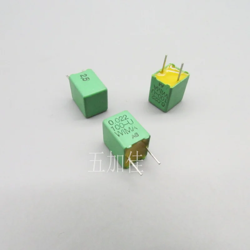 10-100pcs imported German 100V0.022UF 100V22NF 223 non-polar audio coupling metalized polyester capacitors
10-100pcs imported German 100V0.022UF 100V22NF 223 non-polar audio coupling metalized polyester capacitors