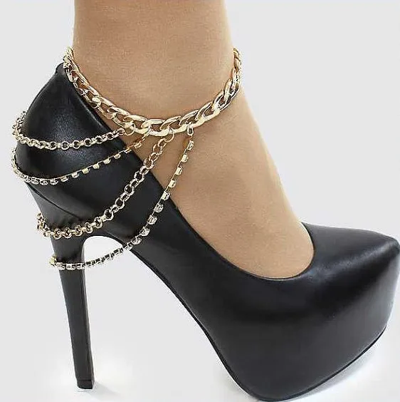 popular shoe chain anklet, fashionable hot-selling encrusted foot jewelry, the manufacturer's first-hand source women's jewelry
popular shoe chain anklet, fashionable hot-selling encrusted foot jewelry, the manufacturer's first-hand source women's jewelry