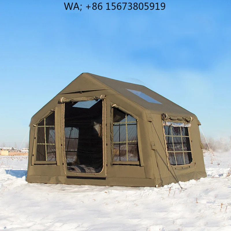 8.0+8.8 Green Inflatable Air Tent Spacious Waterproof Portable Outdoor Camping Shelter for Family Glamping Activities
8.0+8.8 Green Inflatable Air Tent Spacious Waterproof Portable Outdoor Camping Shelter for Family Glamping Activities