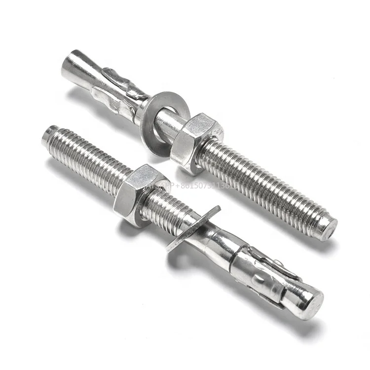 18-8 316 M6 M8 M10 Expansion Hex Washer Nut Bolt Anchor Stainless Steel Wedge Anchor Concrete
18-8 316 M6 M8 M10 Expansion Hex Washer Nut Bolt Anchor Stainless Steel Wedge Anchor Concrete