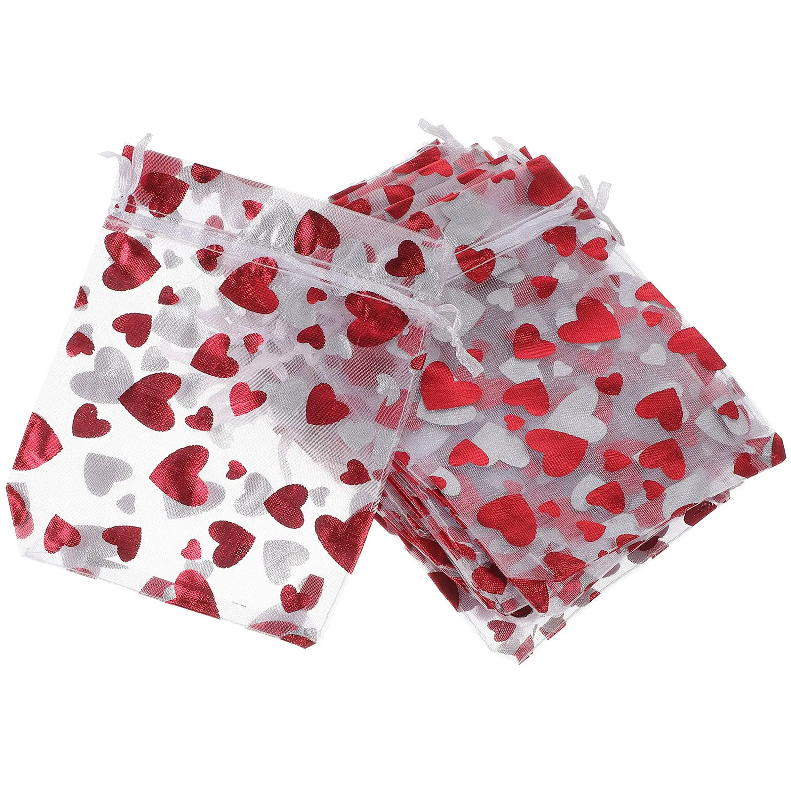 25Pcs Heart Jewelry Bags Drawstring Organza Small Gift Bags Party Favor Wedding Candy Pouches Jewelry Storage Pouch
25Pcs Heart Jewelry Bags Drawstring Organza Small Gift Bags Party Favor Wedding Candy Pouches Jewelry Storage Pouch
