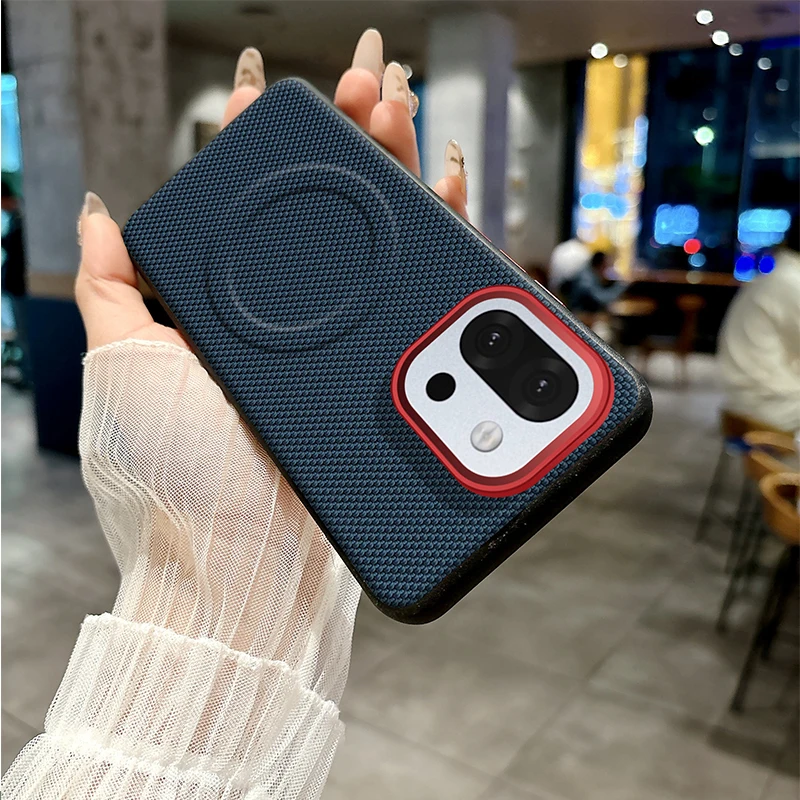 For OnePlus 13T Magnetic Case ELVEV Anti-fingerprint Anti-drop Hard PC Weave PU Leather Phone Cover
For OnePlus 13T Magnetic Case ELVEV Anti-fingerprint Anti-drop Hard PC Weave PU Leather Phone Cover
