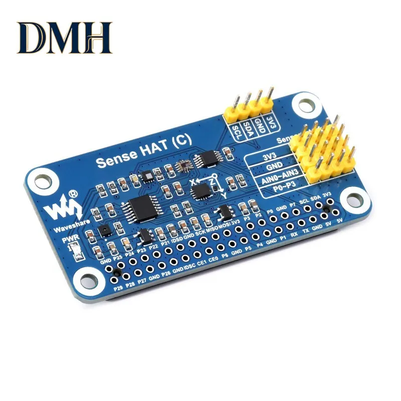 DMH-Sense HAT (C) для Raspberry Pi, встроенные многофункциональные мощные датчики, поддержка внешних датчиков
DMH-Sense HAT (C) для Raspberry Pi, встроенные многофункциональные мощные датчики, поддержка внешних датчиков