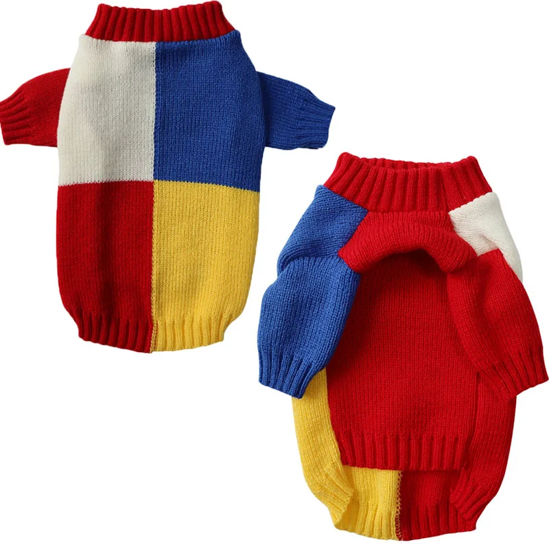 Dog Clothes Matching Color Knitting Sweater For Small Medium Dogs Dachshund Chihuahua Puppy Jumper Knitted Clothing Sweaters XXL
Dog Clothes Matching Color Knitting Sweater For Small Medium Dogs Dachshund Chihuahua Puppy Jumper Knitted Clothing Sweaters XXL