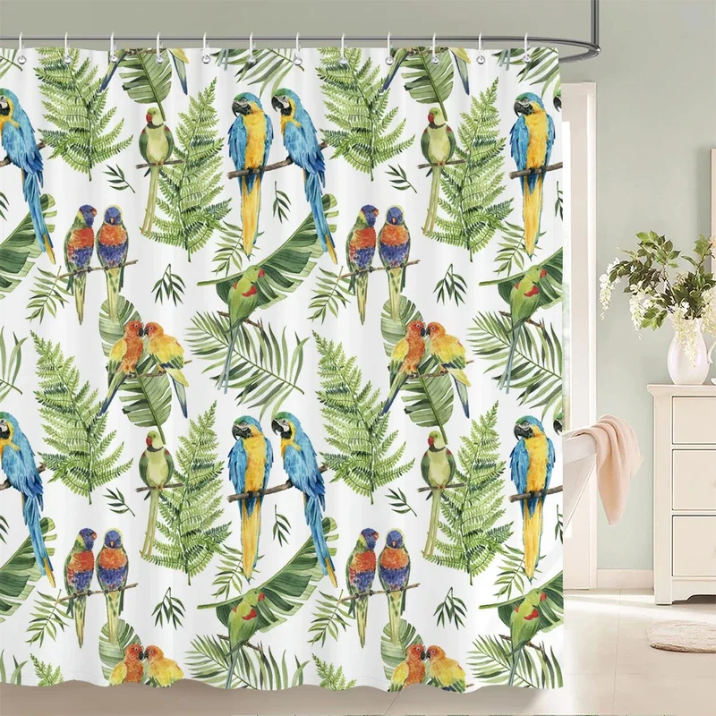 JY01Tropical Plants Animals Bathroom Curtains Green Leaf Plant Waterproof Polyester Shower Curtain Nordic Home Bath Room Decor@1
JY01Tropical Plants Animals Bathroom Curtains Green Leaf Plant Waterproof Polyester Shower Curtain Nordic Home Bath Room Decor@1