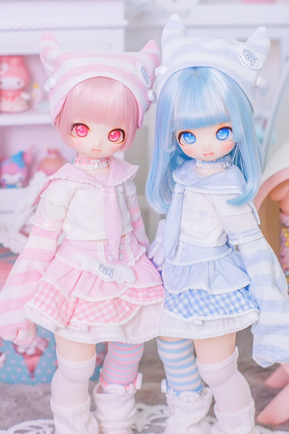 BJD doll clothes suitable for 1/4 big size cute doll clothes striped skirt BJD doll clothes 1/4 set doll accessories (9 points)
BJD doll clothes suitable for 1/4 big size cute doll clothes striped skirt BJD doll clothes 1/4 set doll accessories (9 points)