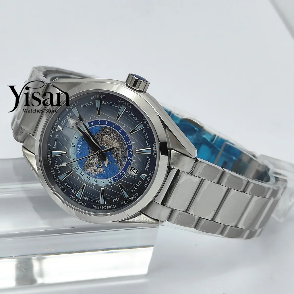 Yisan NH35 men's automatic movement 41mm watch sapphire waterproof mechanical watch business watch
Yisan NH35 men's automatic movement 41mm watch sapphire waterproof mechanical watch business watch