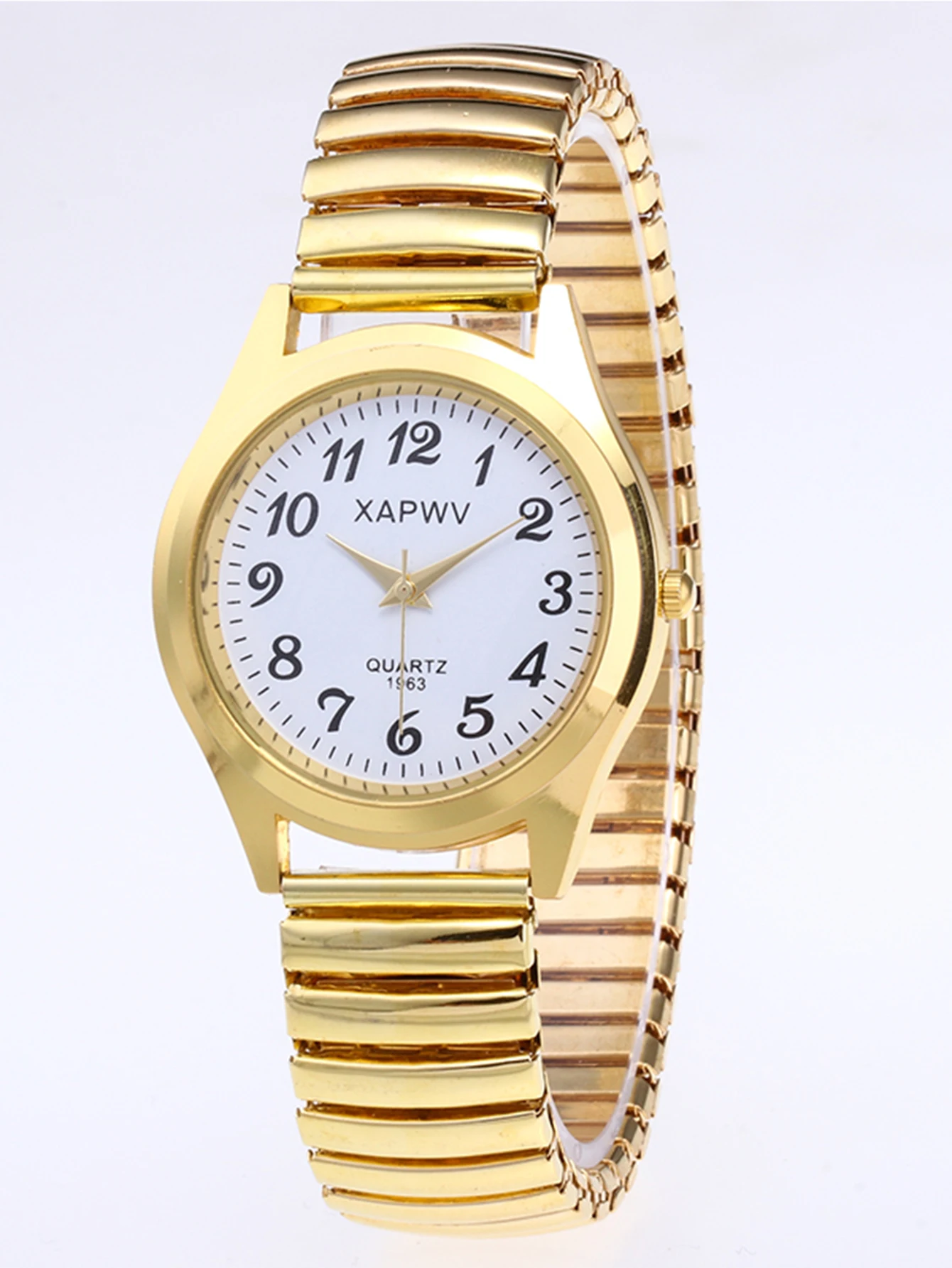 XAPWV Vintage Quartz Watch For Men & Women With Large Dial, Hands, Arabic Numerals And Elastic Band
XAPWV Vintage Quartz Watch For Men & Women With Large Dial, Hands, Arabic Numerals And Elastic Band