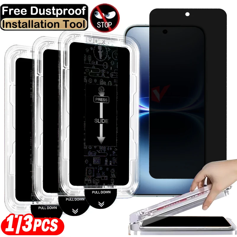 Oleophobic Coating Dust Free Privacy Glass for VIVO IQOO 15 Ultra 13 12 11 11s 10 9 8 7 Anti Spy Screen Protector Easy Install
Oleophobic Coating Dust Free Privacy Glass for VIVO IQOO 15 Ultra 13 12 11 11s 10 9 8 7 Anti Spy Screen Protector Easy Install