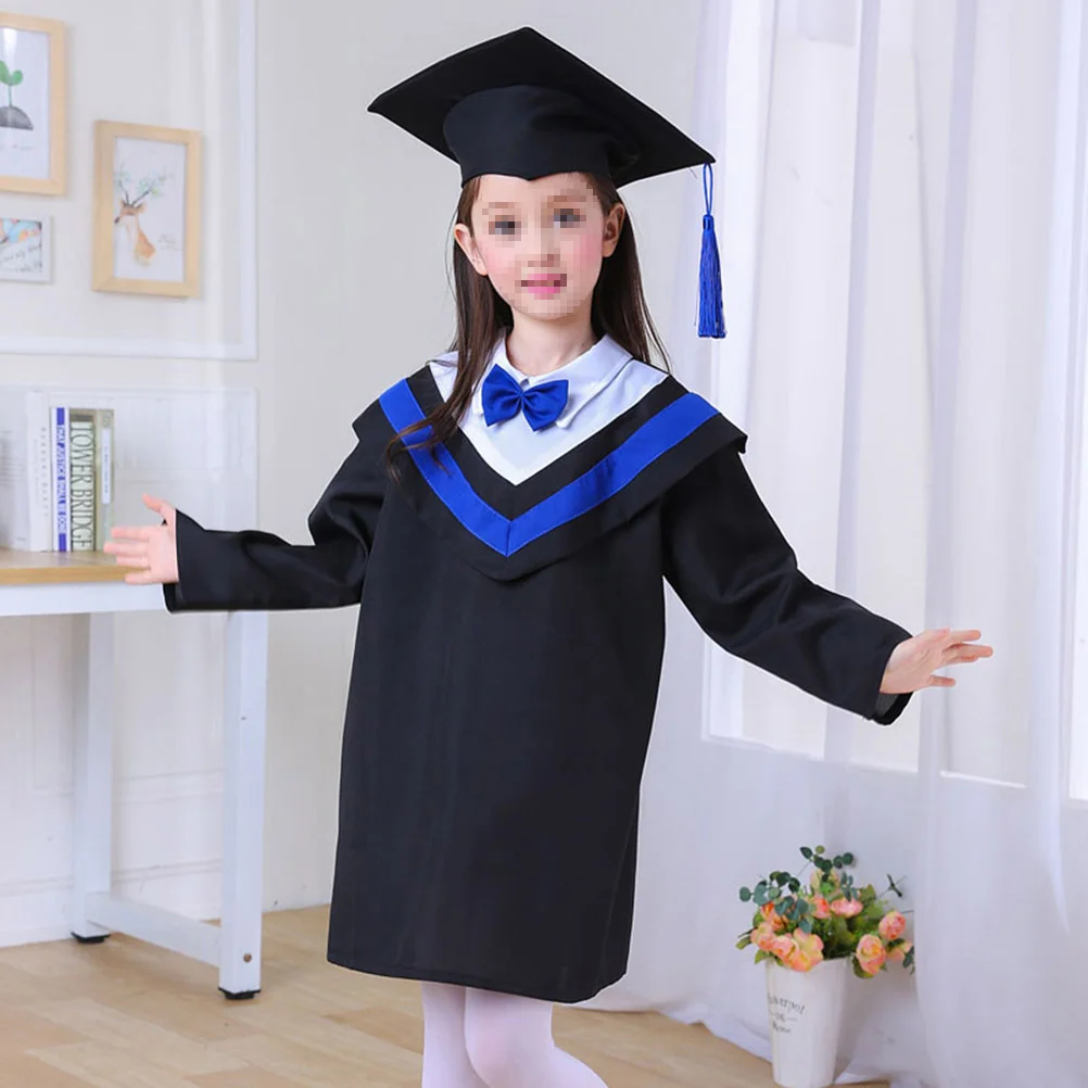 Graduation Gown Cap Set Kids Bachelor Cloak Black Suits Boys Child Tassel Hat Kindergarten Photos Props Comfortable Breathable
Graduation Gown Cap Set Kids Bachelor Cloak Black Suits Boys Child Tassel Hat Kindergarten Photos Props Comfortable Breathable