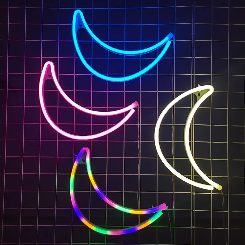 LED Moon Neon Signs Lights For Bedroom Wall Hanging Night Lamp Kids Birthday Gifts Battery USB Operated Xmas Home Room Decor
LED Moon Neon Signs Lights For Bedroom Wall Hanging Night Lamp Kids Birthday Gifts Battery USB Operated Xmas Home Room Decor