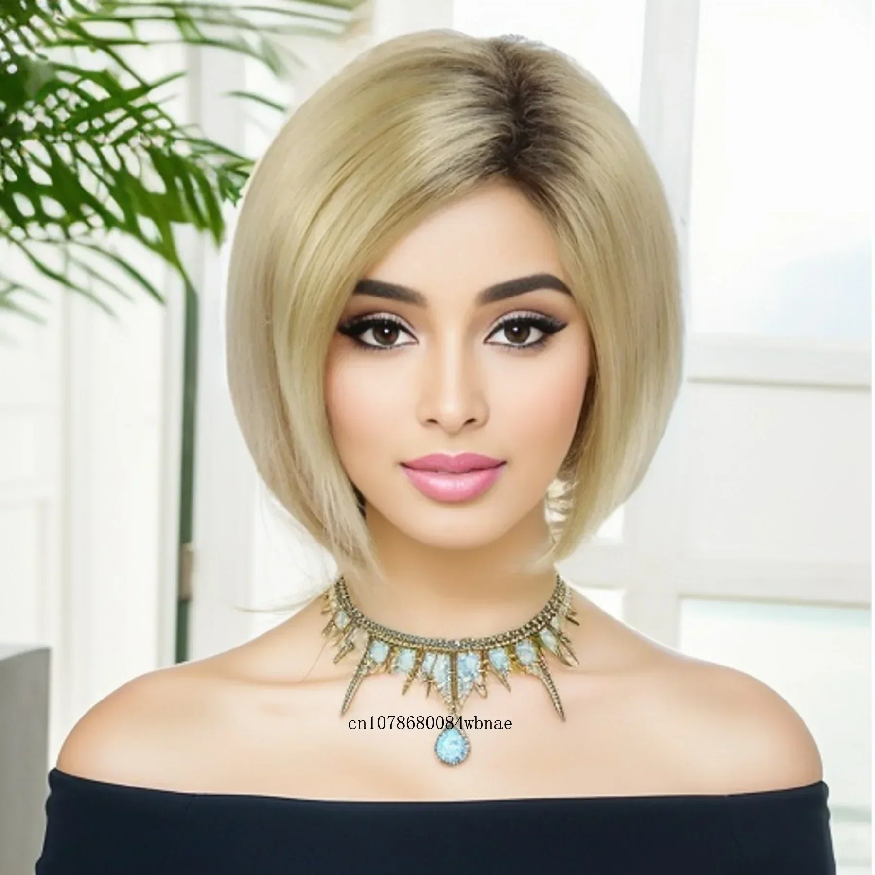Темные корни Ombre Blonde Парик Синтетические короткие парики с стрижкой боб для женщин Повседневный повседневный костюм Вечеринка Естественный вид Мягкий женский парик
Темные корни Ombre Blonde Парик Синтетические короткие парики с стрижкой боб для женщин Повседневный повседневный костюм Вечеринка Естественный вид Мягкий женский парик