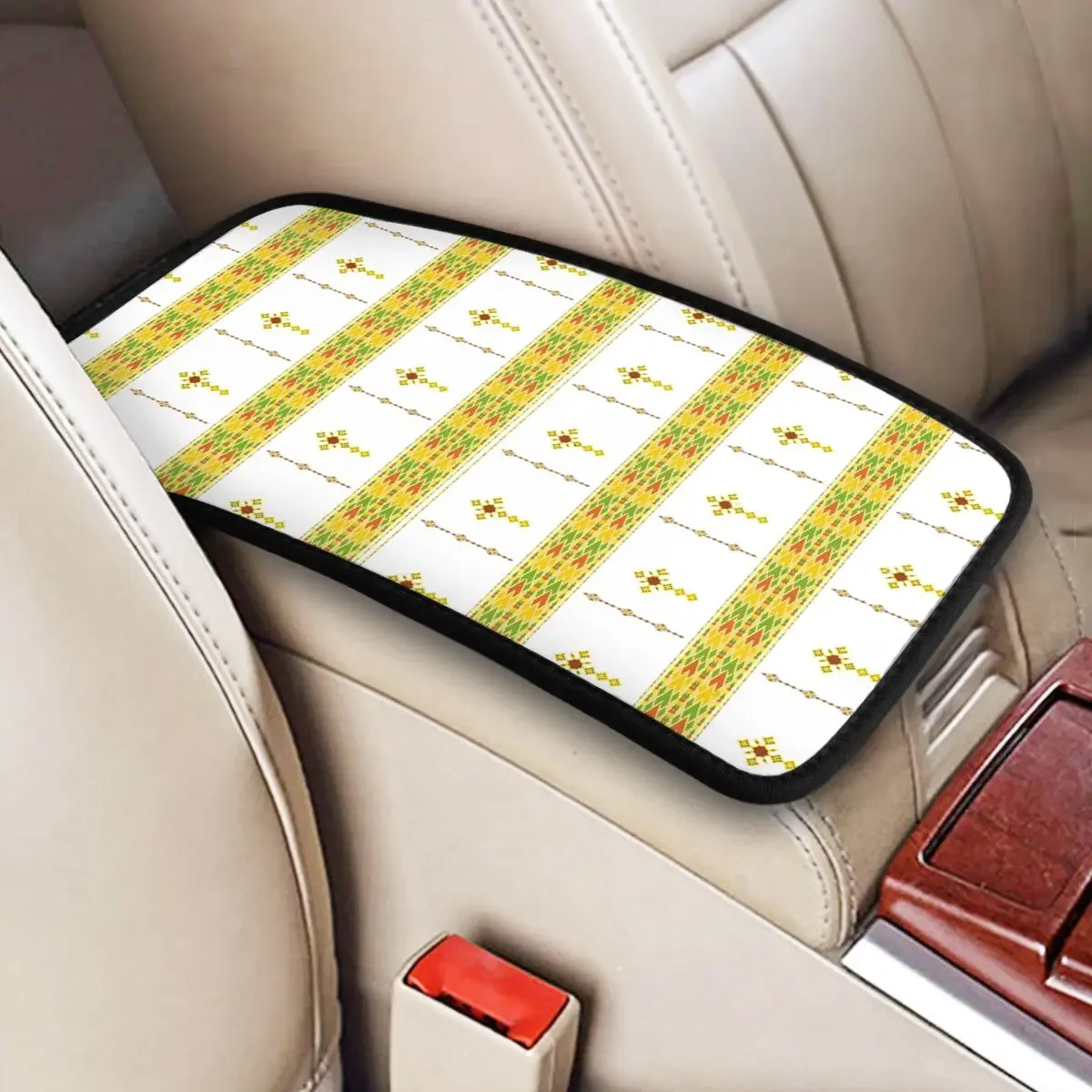 Leather Center Console Cover Pad Universal Ethiopian Cross Art Car Armrest Cover Mat Storage Box Pad Cushion
Leather Center Console Cover Pad Universal Ethiopian Cross Art Car Armrest Cover Mat Storage Box Pad Cushion