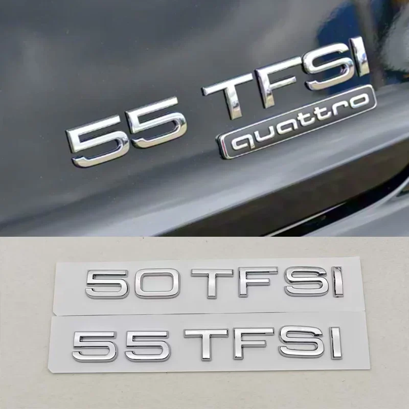 3D ABS Car Lettes Logo 50 TFSI 55 TFSI Badge Rear Trunk Sticker Decals For Audi A7 A8 Q7 Q8 RS7 RS8 SQ7 SQ8 S7 S8 Accessories
3D ABS Car Lettes Logo 50 TFSI 55 TFSI Badge Rear Trunk Sticker Decals For Audi A7 A8 Q7 Q8 RS7 RS8 SQ7 SQ8 S7 S8 Accessories