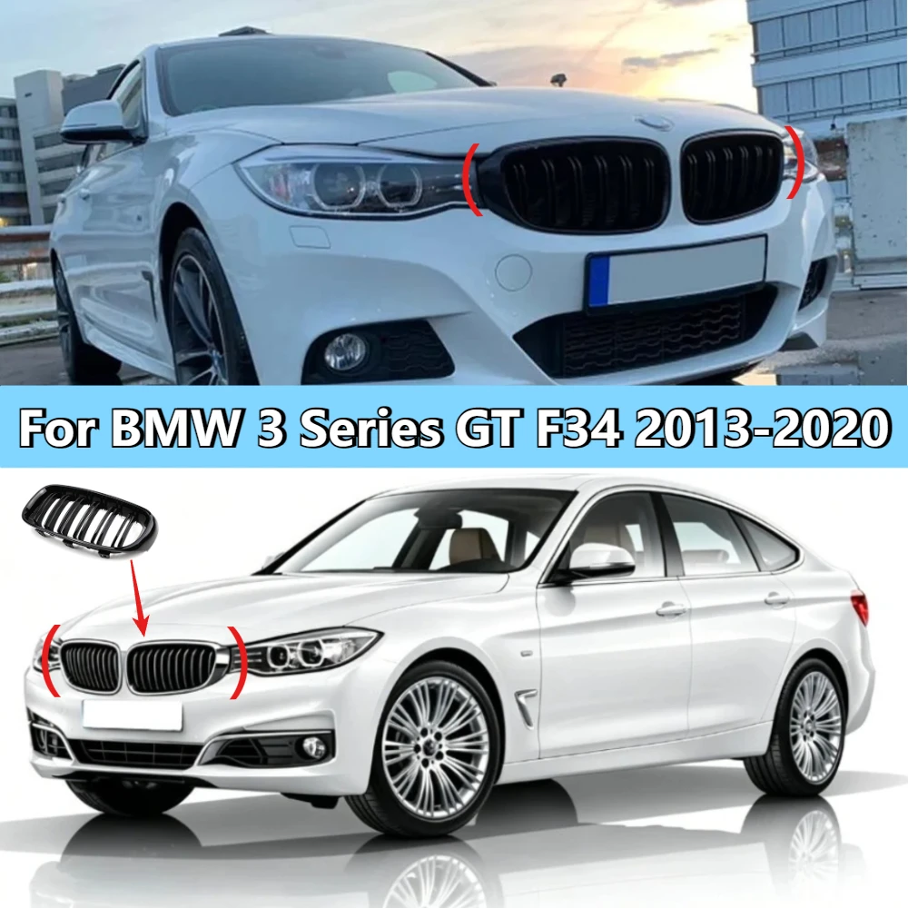 Front Bumper Racing Grills For BMW 3 Series GT F34 2013-20 ABS Dual Slat Kidney Grille Glossy Black Replacement Tuning Body Kit
Front Bumper Racing Grills For BMW 3 Series GT F34 2013-20 ABS Dual Slat Kidney Grille Glossy Black Replacement Tuning Body Kit