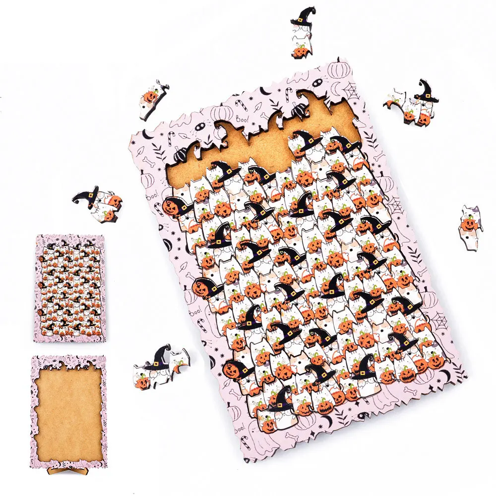 Милый кот, головоломка с животными, забавная деревянная игрушка-головоломка, тыква, волшебный кот, головоломка, высокая сложность, мультяшные детские подарки на Хэллоуин UG388
Милый кот, головоломка с животными, забавная деревянная игрушка-головоломка, тыква, волшебный кот, головоломка, высокая сложность, мультяшные детские подарки на Хэллоуин UG388