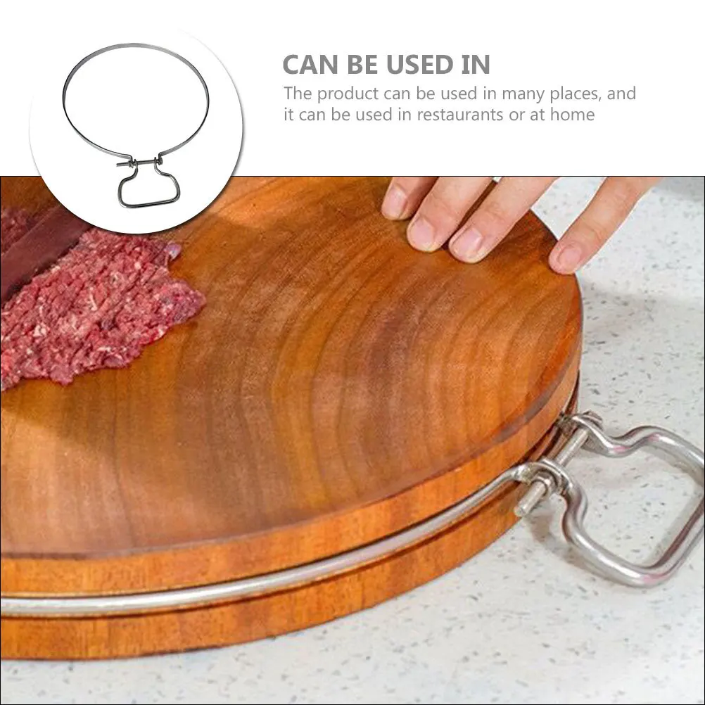 Stainless Steel Cutting Board Hoop Thickened Charcuterie Metal Chopping Ring Kitchen Food Prep Anti Crack Home
Stainless Steel Cutting Board Hoop Thickened Charcuterie Metal Chopping Ring Kitchen Food Prep Anti Crack Home