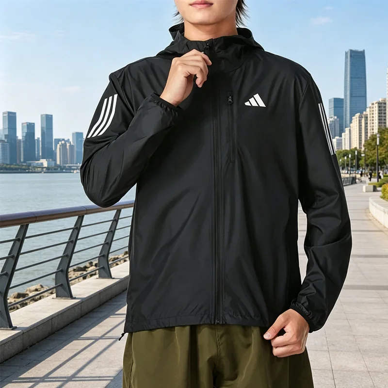 New Adidas Men's Lightweight Woven Windproof Hooded Casual Training Jacket In1483
New Adidas Men's Lightweight Woven Windproof Hooded Casual Training Jacket In1483
