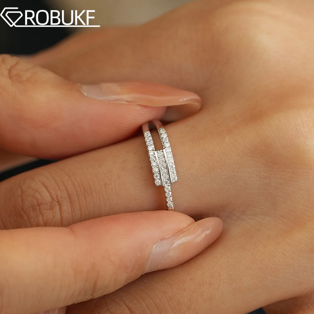 D Color Halo Moissanite Rings for Women 925 Sterling Silver 18K White Gold Plated Three Row Asymmetry Hiphop Party Ring Jewelry
D Color Halo Moissanite Rings for Women 925 Sterling Silver 18K White Gold Plated Three Row Asymmetry Hiphop Party Ring Jewelry