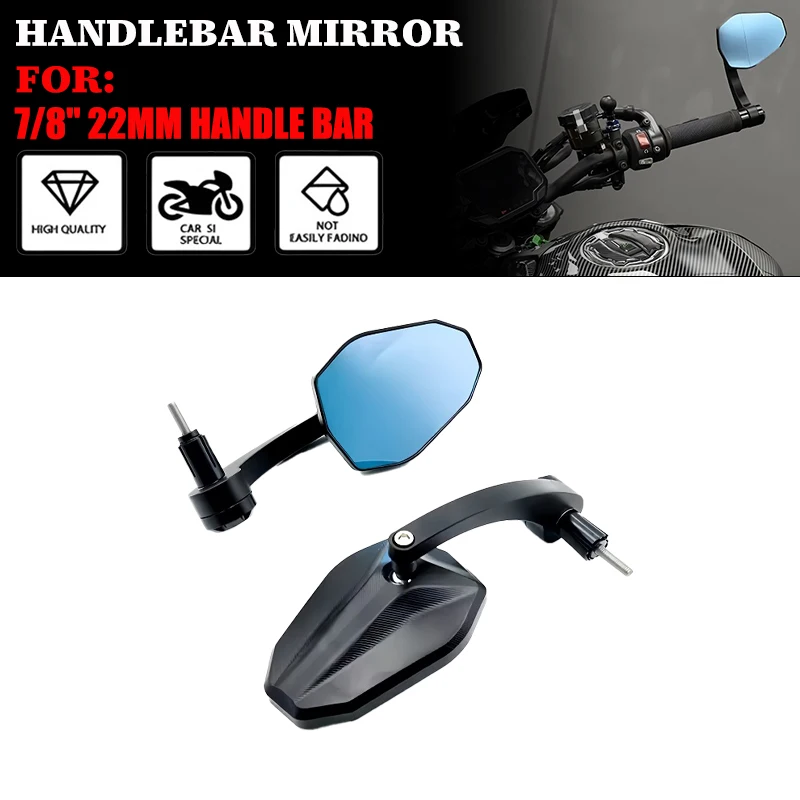NEW Motorcycle Rear View Mirrors 7/8" 22MM Handle Bar End Mirrors For Kawasaki NINJA 650R ER6F ER6N VERSYS Z750
NEW Motorcycle Rear View Mirrors 7/8" 22MM Handle Bar End Mirrors For Kawasaki NINJA 650R ER6F ER6N VERSYS Z750