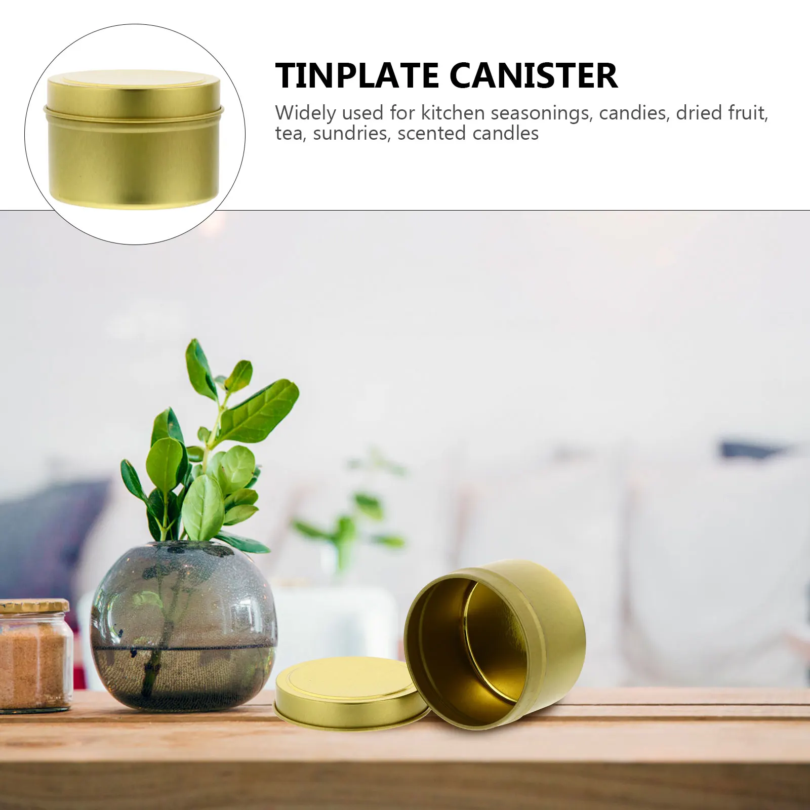 Scented Jar Tinplate Canister Airtight Storage Container Tea Candy Herbs 5 Colors Reusable Metal Boxes Sealed Dustproof
Scented Jar Tinplate Canister Airtight Storage Container Tea Candy Herbs 5 Colors Reusable Metal Boxes Sealed Dustproof
