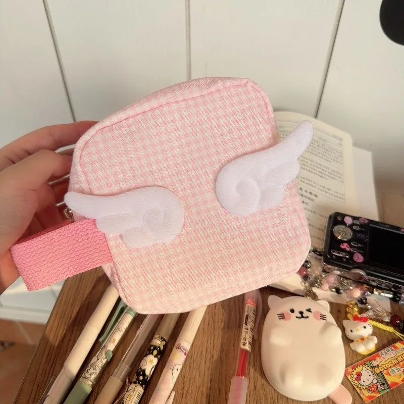 Female Clutch Bag Grid Cosmetic Bag Portable Cosmetic Pouch Travel Makeup Organizer Cartoon Toiletry Kit Lipstick Pouch
Female Clutch Bag Grid Cosmetic Bag Portable Cosmetic Pouch Travel Makeup Organizer Cartoon Toiletry Kit Lipstick Pouch