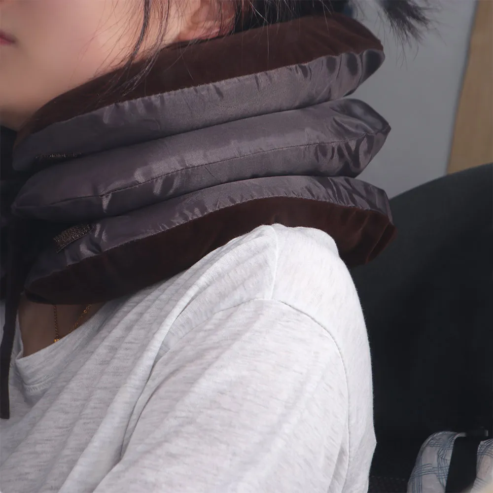 3-layer Inflatable Air Neck Stretcher Comfortable Breathable Soft Neck Cervical Collar Pillow Single Tube Semi-
3-layer Inflatable Air Neck Stretcher Comfortable Breathable Soft Neck Cervical Collar Pillow Single Tube Semi-