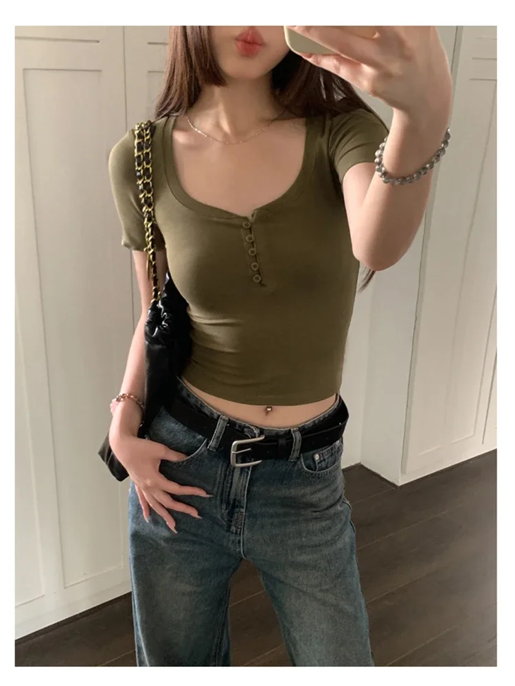 Summer Women T Shirt Girls Oversize T-Shirt Woman Clothes Tops Cotton Print Tshirt Female Short Sleeve Spring Tee Sexy Y2k Top
Summer Women T Shirt Girls Oversize T-Shirt Woman Clothes Tops Cotton Print Tshirt Female Short Sleeve Spring Tee Sexy Y2k Top