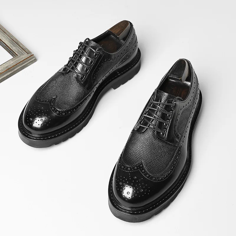 British Men's Shoes New Handmade Leather Shoes Business Dress Leather Shoes
British Men's Shoes New Handmade Leather Shoes Business Dress Leather Shoes