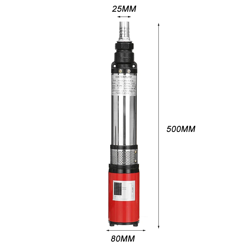 12V 24V 48V 550W Submersible Deep Well Pump High Lift 55m Submersible Pump Garden Home Agricultural Irrigation Solar Water Pump
12V 24V 48V 550W Submersible Deep Well Pump High Lift 55m Submersible Pump Garden Home Agricultural Irrigation Solar Water Pump