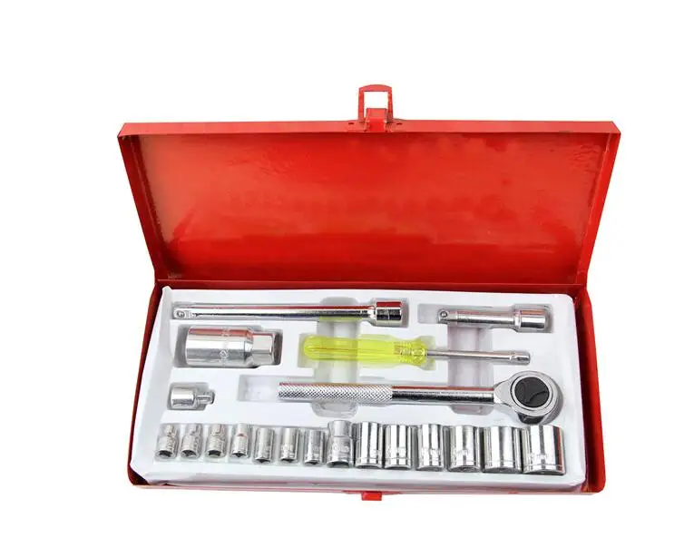 21pcs car repair socket wrench set Hand tools 3/8" 1/4" hand tool carbon steel NO.B1223
21pcs car repair socket wrench set Hand tools 3/8" 1/4" hand tool carbon steel NO.B1223
