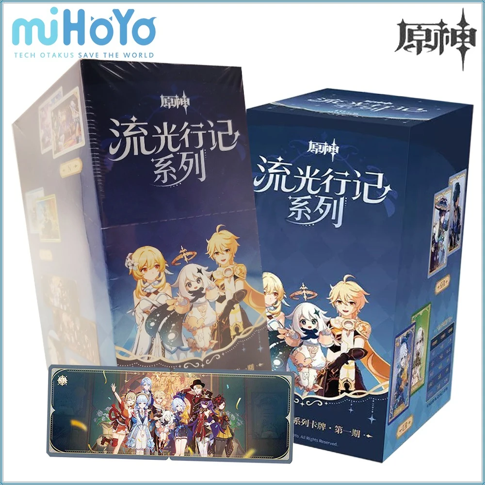 New miHoYo Genuine Genshin Impact Collection Cards for Boys Girls Hot Role Playing Adventure Game High Quality Rare Cards Gifts
New miHoYo Genuine Genshin Impact Collection Cards for Boys Girls Hot Role Playing Adventure Game High Quality Rare Cards Gifts