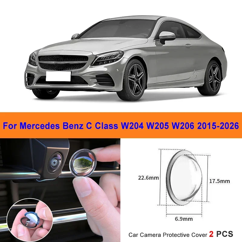 360 Reverse Image Car Camera Cover Anti-Scratch PC Lens Protector Stickers For Mercedes Benz C Class W204 W205 2015-2026 2Pcs
360 Reverse Image Car Camera Cover Anti-Scratch PC Lens Protector Stickers For Mercedes Benz C Class W204 W205 2015-2026 2Pcs