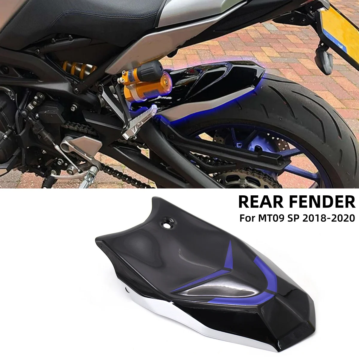 Motorcycle Accessories Rear Hugger For Yamaha MT-09 MT 09 MT09 SP 2018-2020 Rear Fender Fairing Mudguard Mud Flap Splash Guard
Motorcycle Accessories Rear Hugger For Yamaha MT-09 MT 09 MT09 SP 2018-2020 Rear Fender Fairing Mudguard Mud Flap Splash Guard