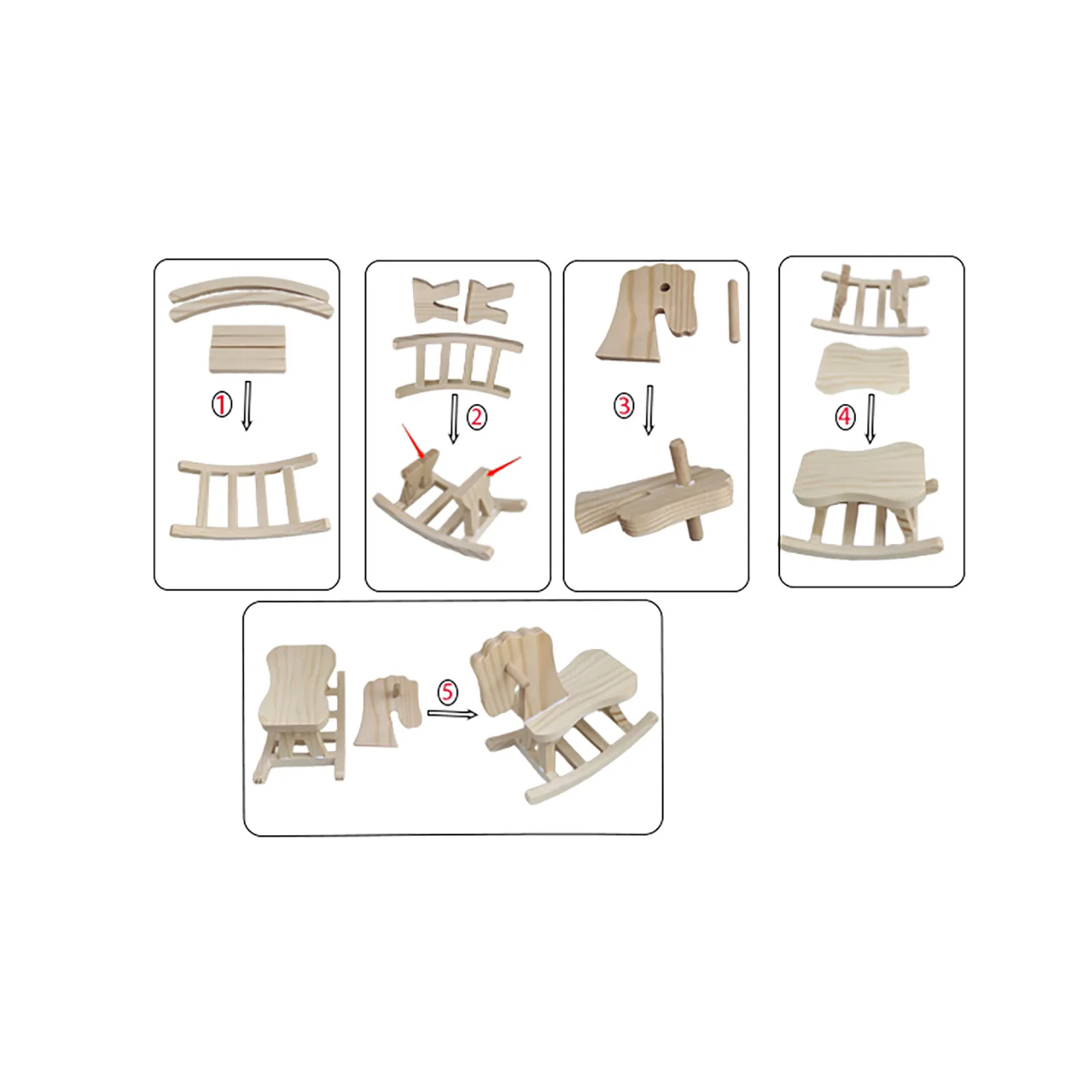3Sets Wooden Puzzle Assembly Educational DIY Set Kids Creativity Imagination Hand Eye Coordination Gift 3D Puzzles
3Sets Wooden Puzzle Assembly Educational DIY Set Kids Creativity Imagination Hand Eye Coordination Gift 3D Puzzles