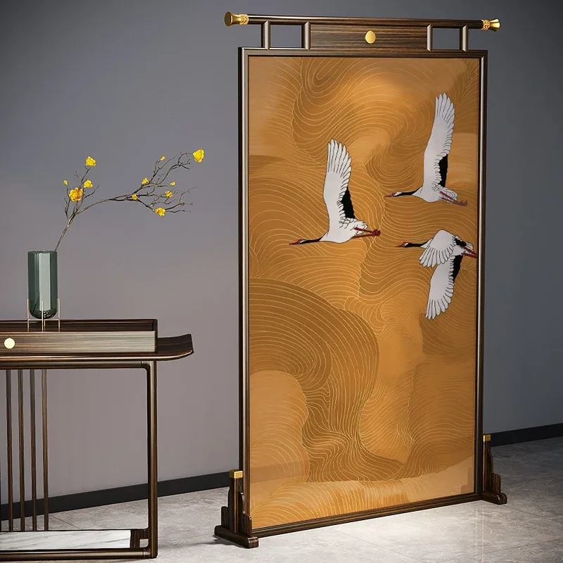 New Chinese-style official hat screen partition living room block all solid wood entrance entrance decoration office movable
New Chinese-style official hat screen partition living room block all solid wood entrance entrance decoration office movable