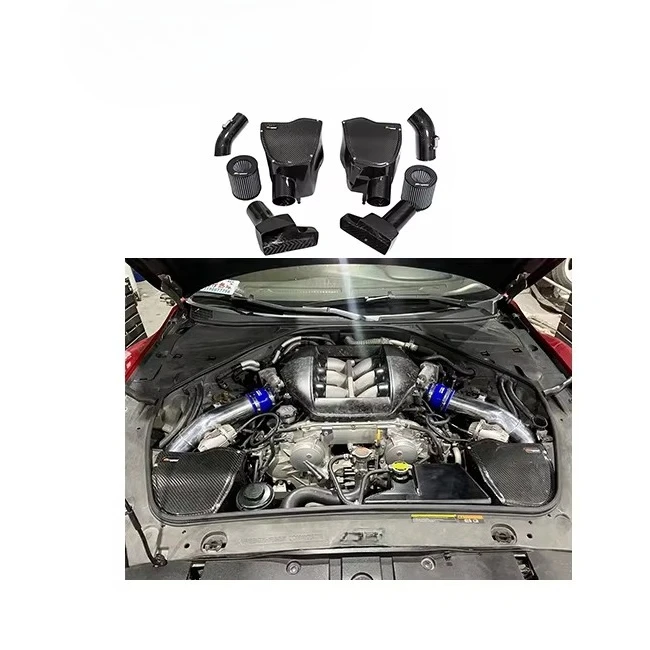 R35 3.8tt Mass 100% Dry Carbon Fiber Cold Intake System with Air Box
R35 3.8tt Mass 100% Dry Carbon Fiber Cold Intake System with Air Box